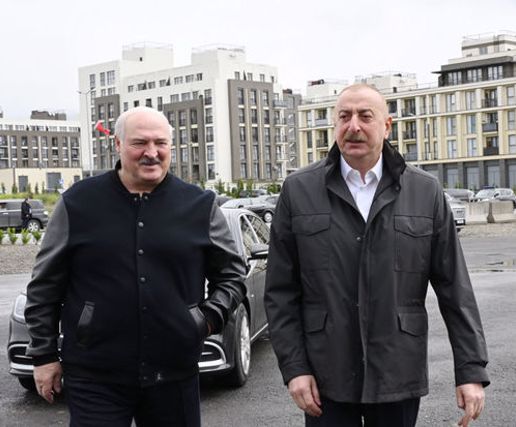 Azərbaycan və Belarus prezidentləri Füzulinin Baş planı ilə tanış olublar - FOTO